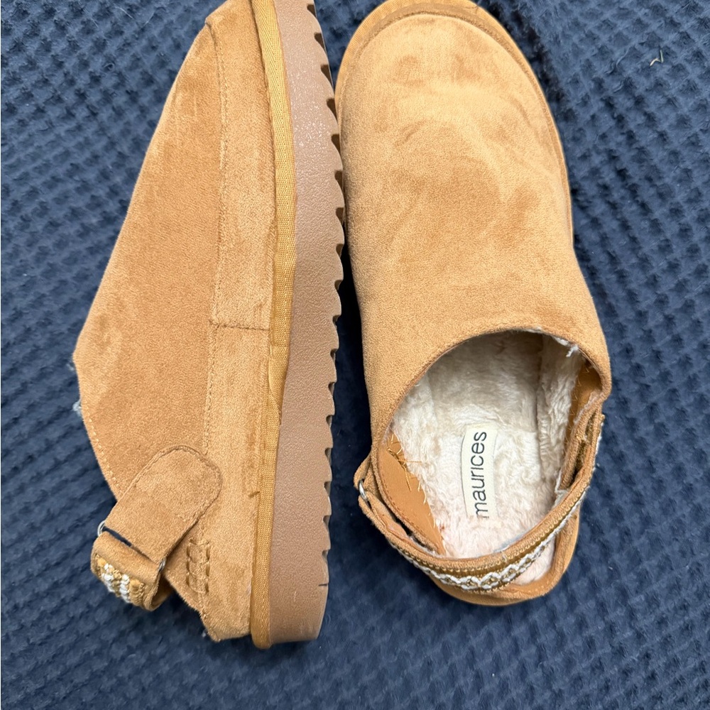 Maurices Brown women clogs with strap